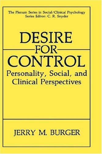 Desire for control