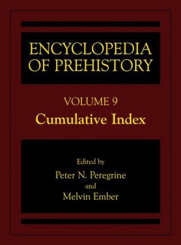 Encyclopedia of prehistory