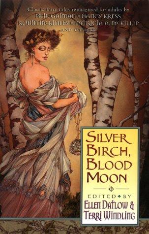 Silver birch, blood moon