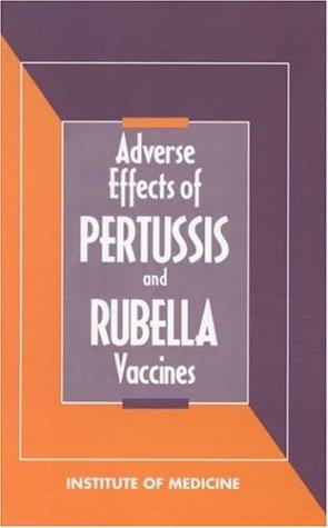 Adverse effects of pertussis and rubella vaccines