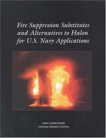 Fire suppression substitutes and alternatives to halon for U.S. Navy applications