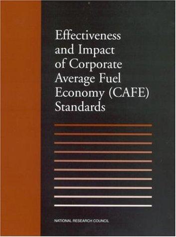 Effectiveness and impact of corporate average fuel economy (CAFE) standards