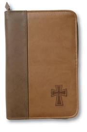Italian Duo-Tone Debossed Cross Med