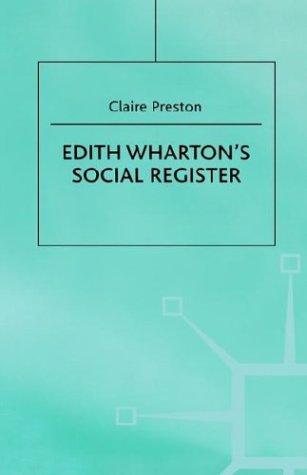 Edith Wharton's social register
