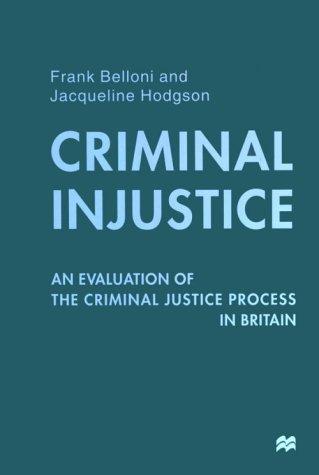 Criminal injustice