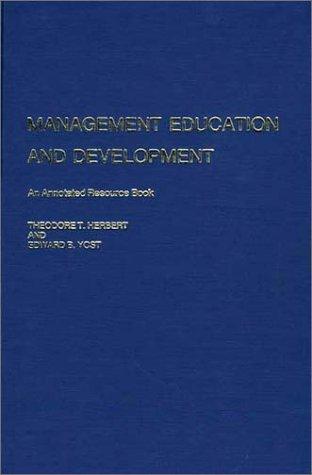 Management education and development