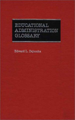 Educational administration glossary