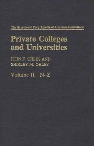 Private colleges and universities