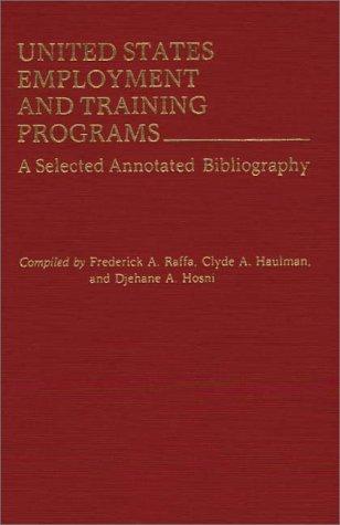 United States employment and training programs