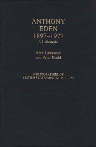 Anthony Eden, 1897-1977