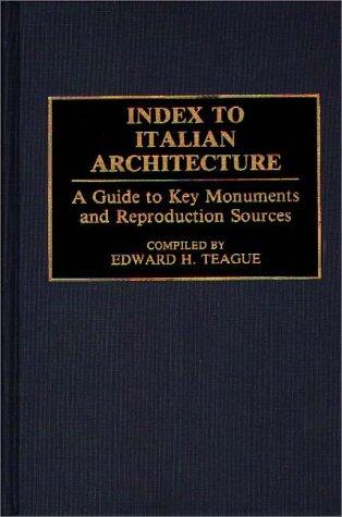 Index to Italian architecture