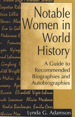 Notable women in world history