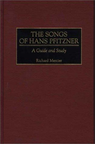 The songs of Hans Pfitzner