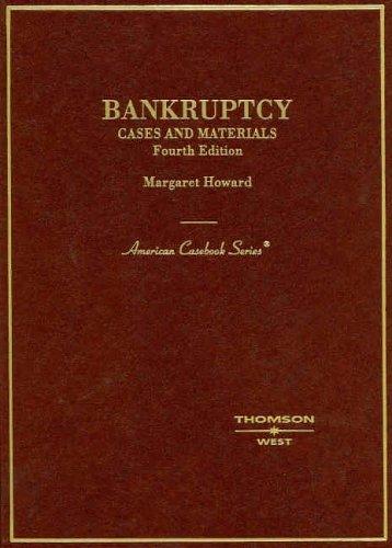 Cases and Materials on Bankruptcy