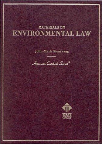 Materials on environmental law