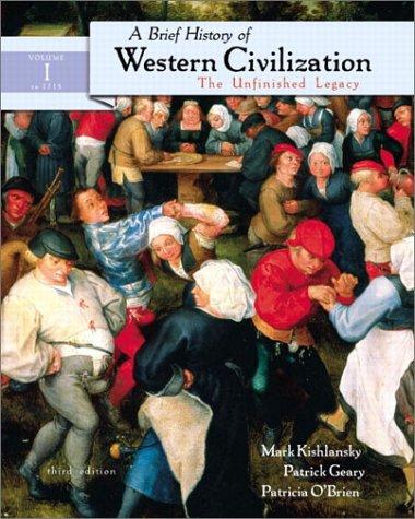 Brief History of Western Civilization Vol. 1