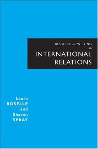 Research and writing in international relations