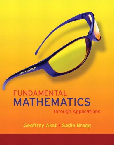 Fundamental Mathematics through Applications