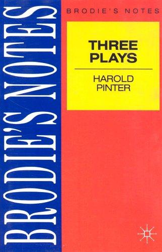 Brodie's Notes on Harold Pinter's "Birthday Party", "Caretaker" and "Homecoming" (Brodies Notes)