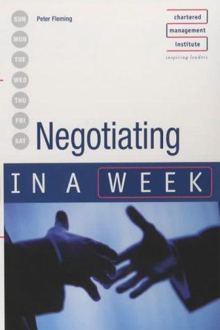 Negotiating in a Week (In a Week)