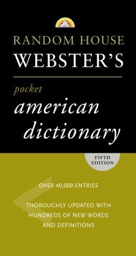 Random House Webster's pocket American dictionary