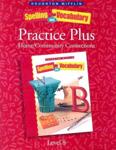 HM Spelling and Vocabulary Practice Plus Level 8