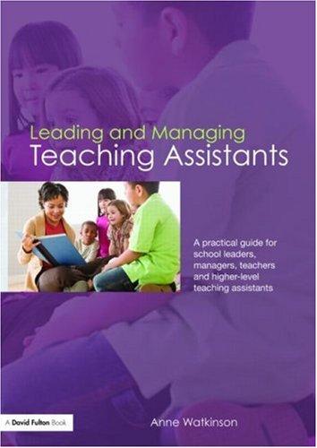 Leading and managing teaching assistants