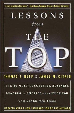 Lessons from the top