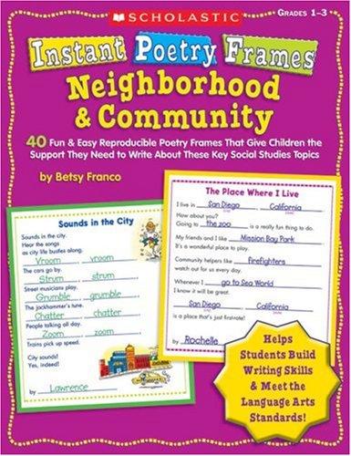 Instant Poetry Frames: Neighborhood & Community