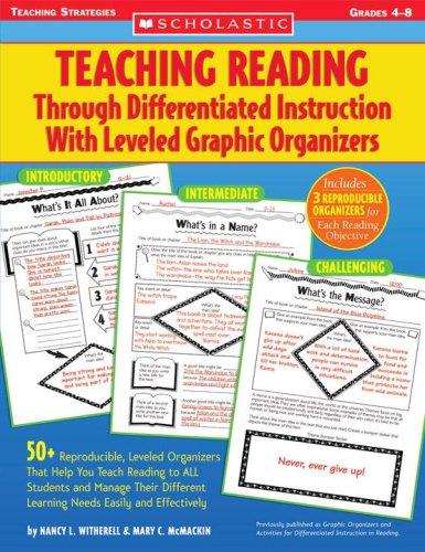Teaching reading through differentiated instruction with leveled graphic organizers