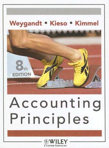 Accounting Principles, 8th edition University of Alaska Anchorage