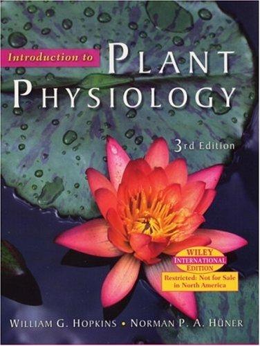 WEI Introduction to Plant Physiology