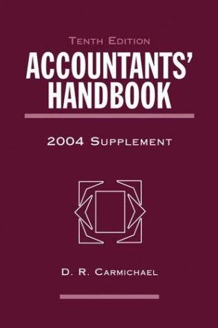 Accountants' Handbook, 2 Volume Set, 2004 Supplement (Accountant's Handbook Supplement)