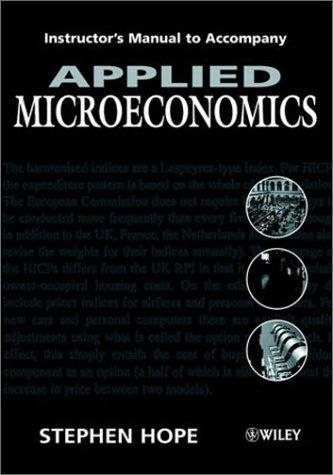 Applied Microeconomics