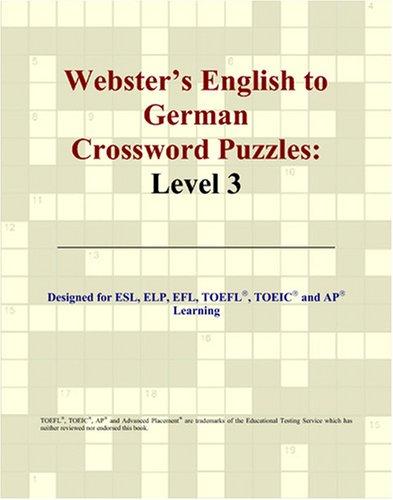Webster's English to German Crossword Puzzles