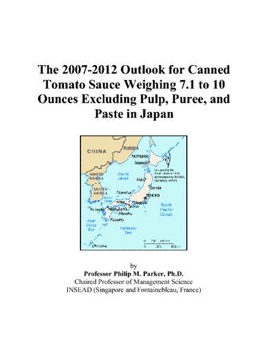 The 2007-2012 Outlook for Canned Tomato Sauce Weighing 7.1 to 10 Ounces Excluding Pulp, Puree, and Paste in Japan