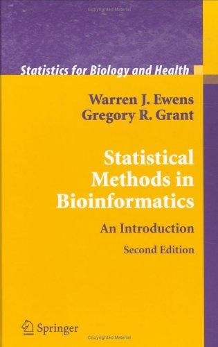 Statis[t]ical methods in bioinformatics