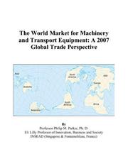 The World Market for Machinery and Transport Equipment