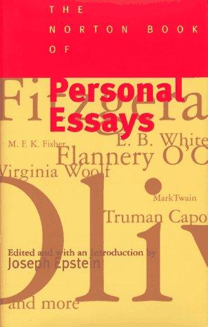The Norton book of personal essays