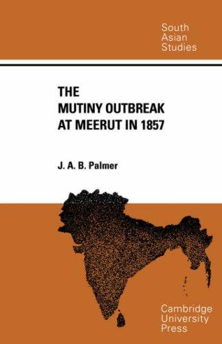 The mutiny outbreak at Meerut in 1857