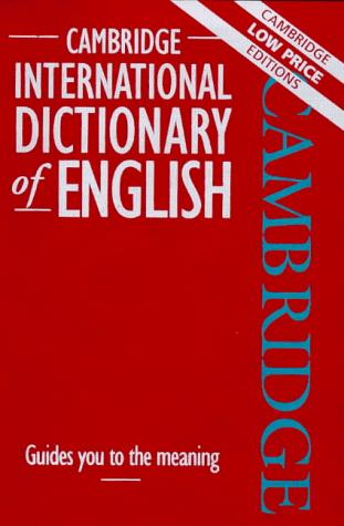 Cambridge International Dictionary