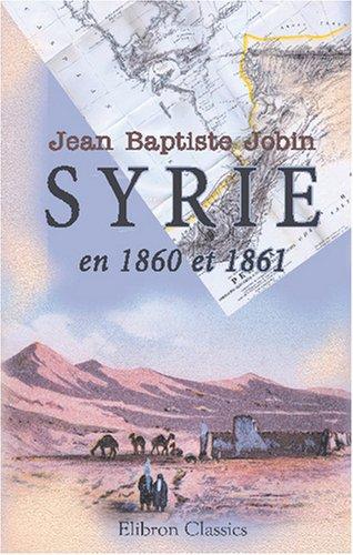 Syrie en 1860 et 1861