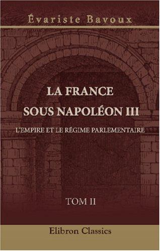 La France sous Napoléon  III