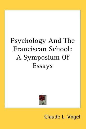 Psychology And The Franciscan School