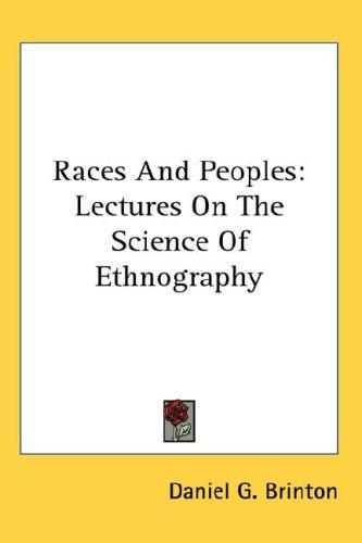 Races And Peoples