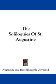 The Soliloquies Of St. Augustine