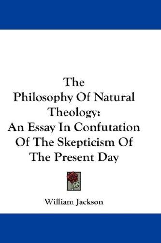 The Philosophy Of Natural Theology