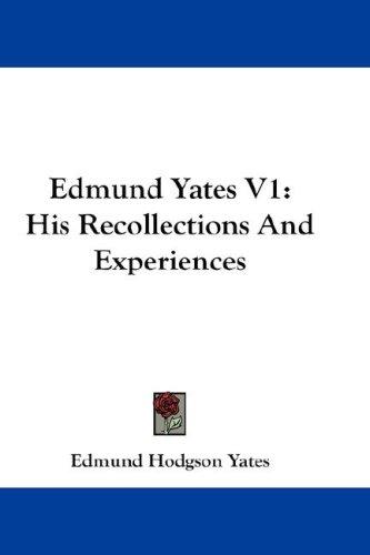 Edmund Yates V1