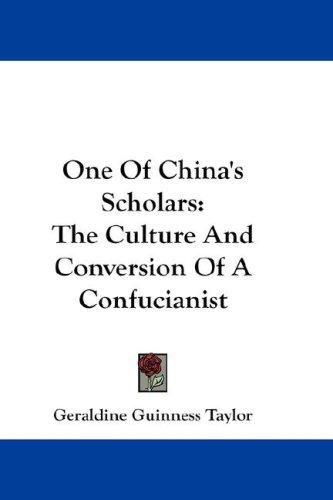 One Of China's Scholars