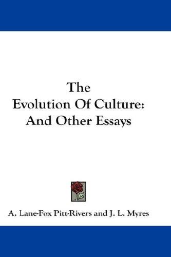 The Evolution Of Culture